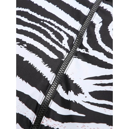 Zebra Stripes Long Sleeve One-Piece Wetsuits Zebra Stripes Long Sleeve One-Piece Wetsuits