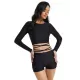 Long Sleeves Bandage Solid Color Split Wetsuits Long Sleeves Bandage Solid Color Split Wetsuits