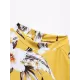 Long-Sleeves Belly-Hollow Floral-Printed One-Piece Wetsuit Long-Sleeves Belly-Hollow Floral-Printed One-Piece Wetsuit