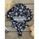 Long-Sleeves Zipper Floral Printed Wetsuits Long-Sleeves Zipper Floral Printed Wetsuits