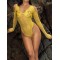 Snake-Print Split-Joint Long Sleeve Backless One-Piece Wetsuits