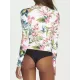 Floral-Printed Long Sleeves Split Wetsuit Floral-Printed Long Sleeves Split Wetsuit