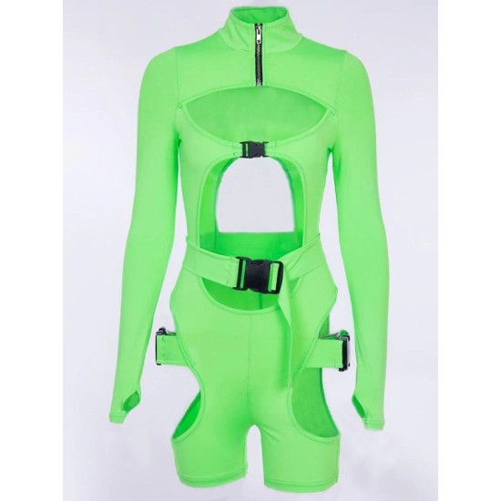 Long Sleeve Zipper Hollow One-Piece Wetsuit Long Sleeve Zipper Hollow One-Piece Wetsuit