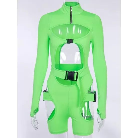 Long Sleeve Zipper Hollow One-Piece Wetsuit Long Sleeve Zipper Hollow One-Piece Wetsuit