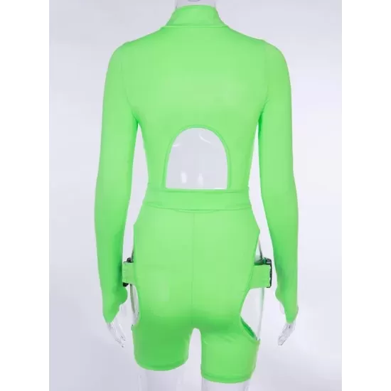 Long Sleeve Zipper Hollow One-Piece Wetsuit Long Sleeve Zipper Hollow One-Piece Wetsuit