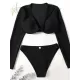 Long Sleeve Sexy Underwired Tight Wetsuit Long Sleeve Sexy Underwired Tight Wetsuit