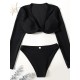 Long Sleeve Sexy Underwired Tight Wetsuit Long Sleeve Sexy Underwired Tight Wetsuit