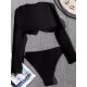 Long Sleeve Sexy Underwired Tight Wetsuit Long Sleeve Sexy Underwired Tight Wetsuit