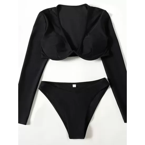 Long Sleeve Sexy Underwired Tight Wetsuit Long Sleeve Sexy Underwired Tight Wetsuit