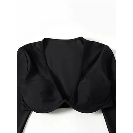 Long Sleeve Sexy Underwired Tight Wetsuit Long Sleeve Sexy Underwired Tight Wetsuit