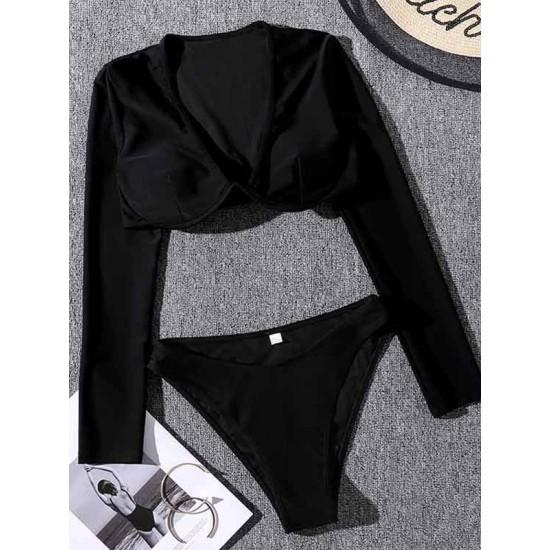 Long Sleeve Sexy Underwired Tight Wetsuit Long Sleeve Sexy Underwired Tight Wetsuit
