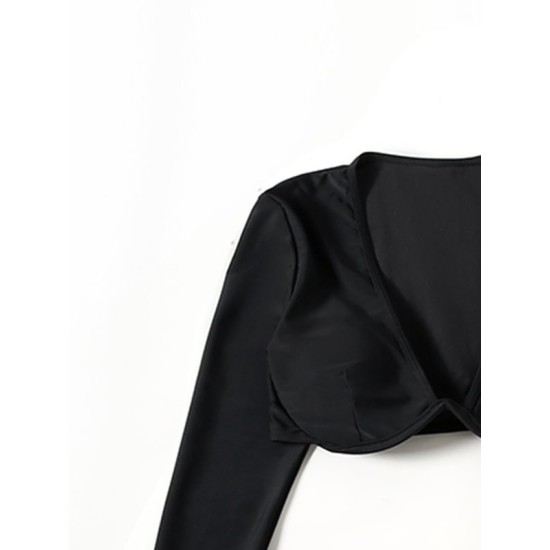Long Sleeve Sexy Underwired Tight Wetsuit Long Sleeve Sexy Underwired Tight Wetsuit