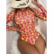 Long Sleeves Fruit Printed One-Piece Wetsuit