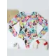 Long Sleeves Fruit Printed One-Piece Wetsuit Long Sleeves Fruit Printed One-Piece Wetsuit