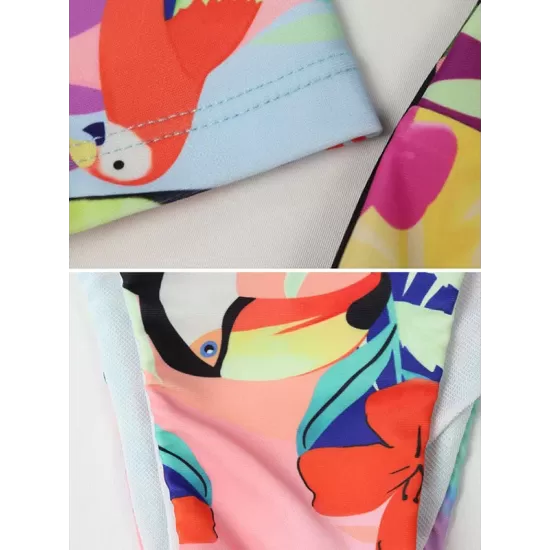 Long Sleeves Fruit Printed One-Piece Wetsuit Long Sleeves Fruit Printed One-Piece Wetsuit
